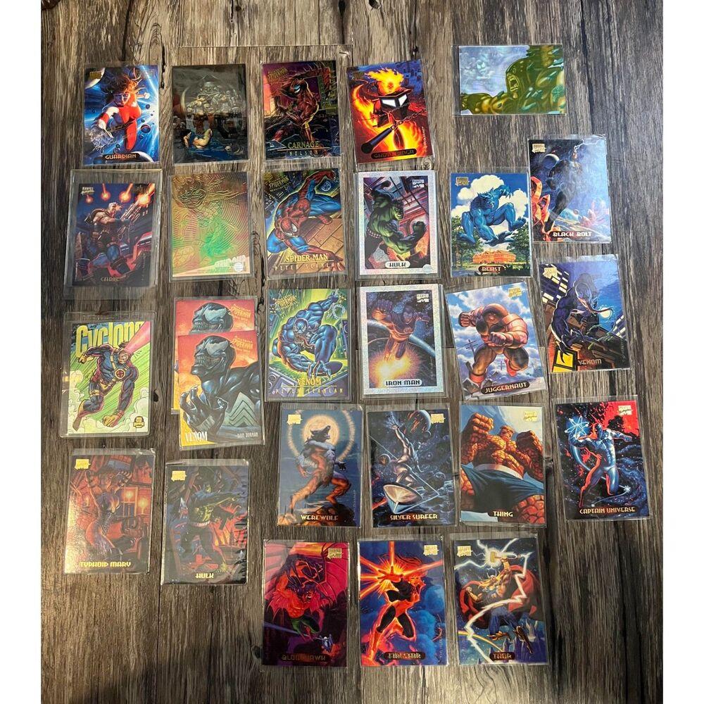 27 Limited Rare Marvel Masterpieces 1994 Trading Collectors Edition Cards